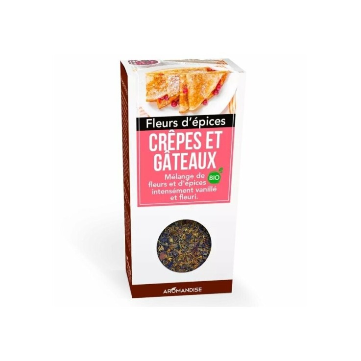 Fleurs d'épices Bio Crêpes et Gâteaux pour la cuisine 35g