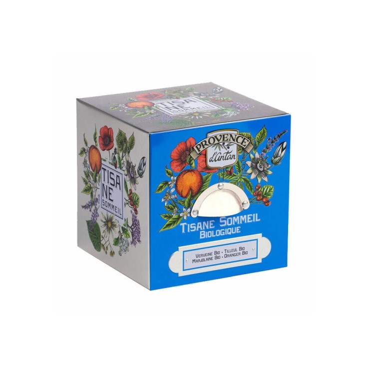 Tisane sommeil Bio - Coffret cube métal 24 infusettes