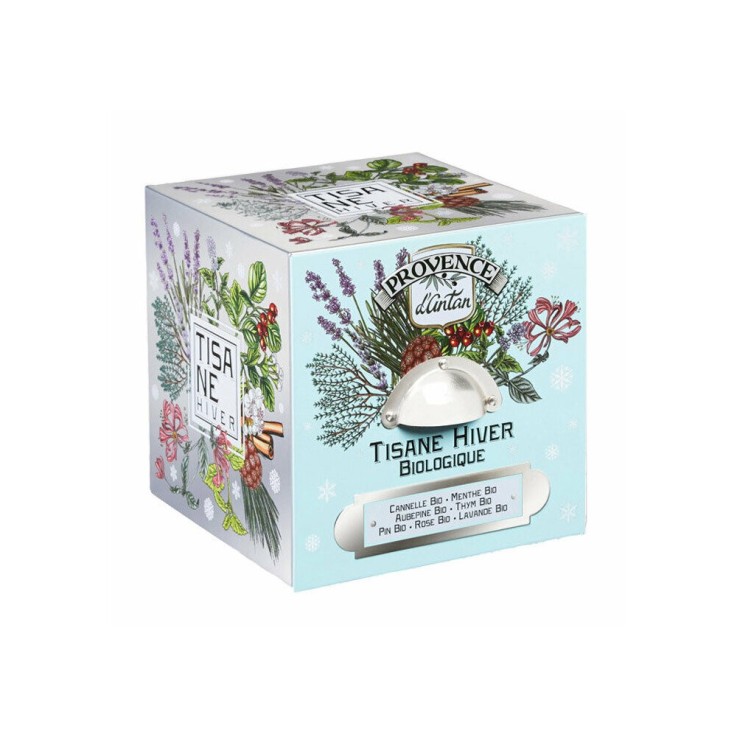 Tisane Hiver Bio - Coffret cube métal 24 infusettes