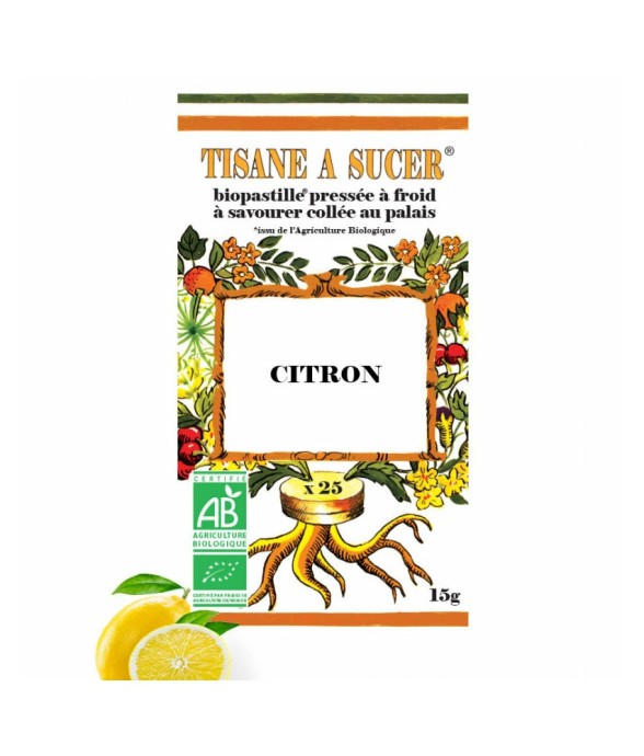 Tisane à sucer - Citron Bio...