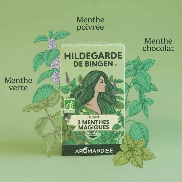 Tisane 3 Menthes magiques Bio 18 sachets