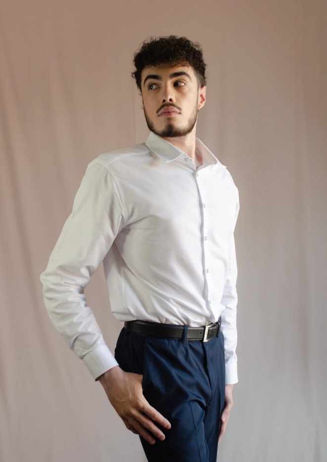 Chemise unie Coupe droite Coton Bio