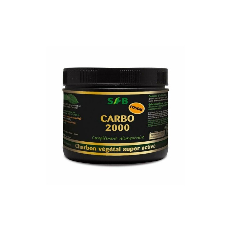 Carbo 2000 - Charbon végétal super activé en poudre - pot 100 g