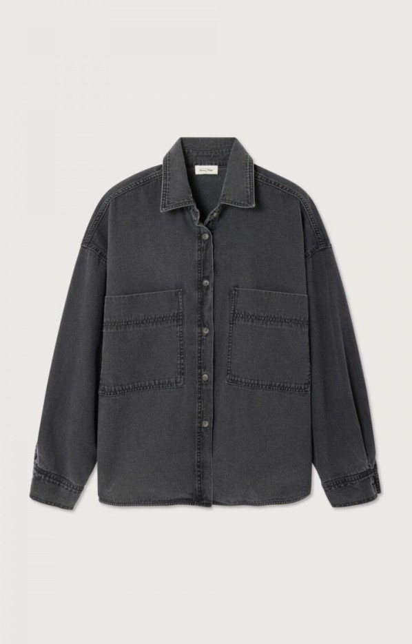 Chemise Jazy Noir en Coton