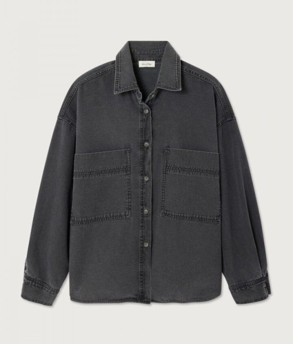 Chemise Jazy Noir en Coton