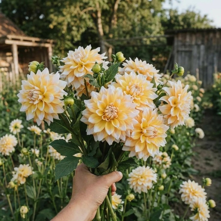 Bulbes à Fleurs Bio - Dahlia Seattle