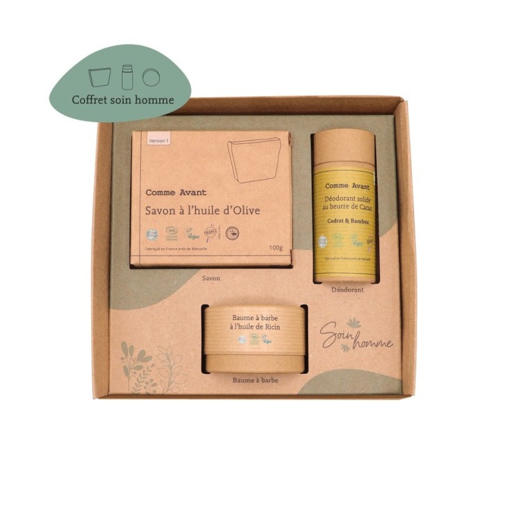 Coffret Soins Homme Bio & Vegan