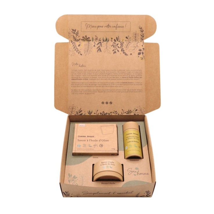 Coffret Soins Homme Bio & Vegan
