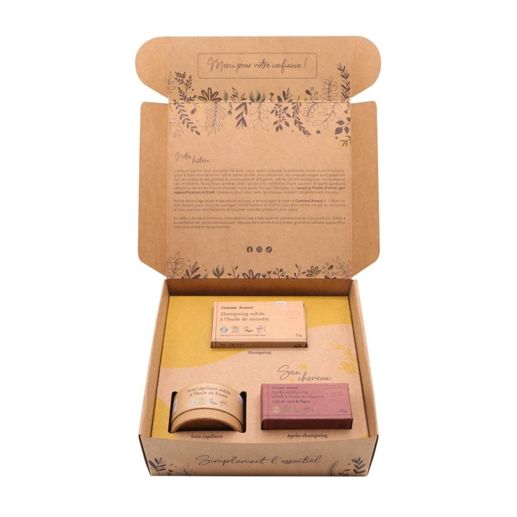Coffret Soins Cheveux Bio & Vegan