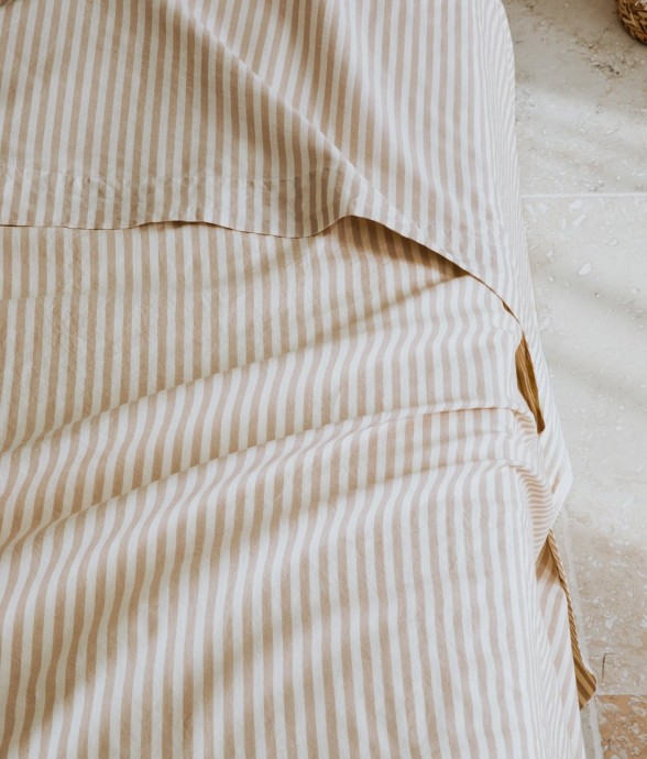 Drap plat adulte Percale de...