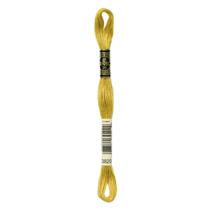 Fil Mouliné DMC Gold Concept 8M Col. 3820 Broderie et Point de Croix