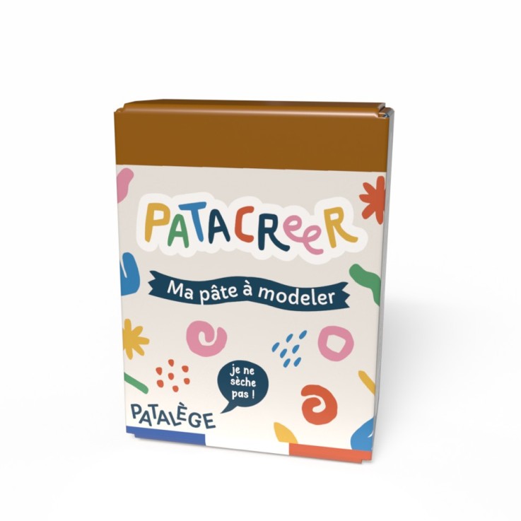 Ma Pâte à Modeler qui ne sèche pas MARRON 60g