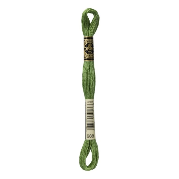 Fil Mouliné DMC Gold Concept 8M Col. 988 Broderie et Point de Croix