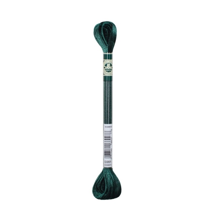 Fil Mouliné DMC Col. S991 Gamme Satin Broderie et Point de Croix