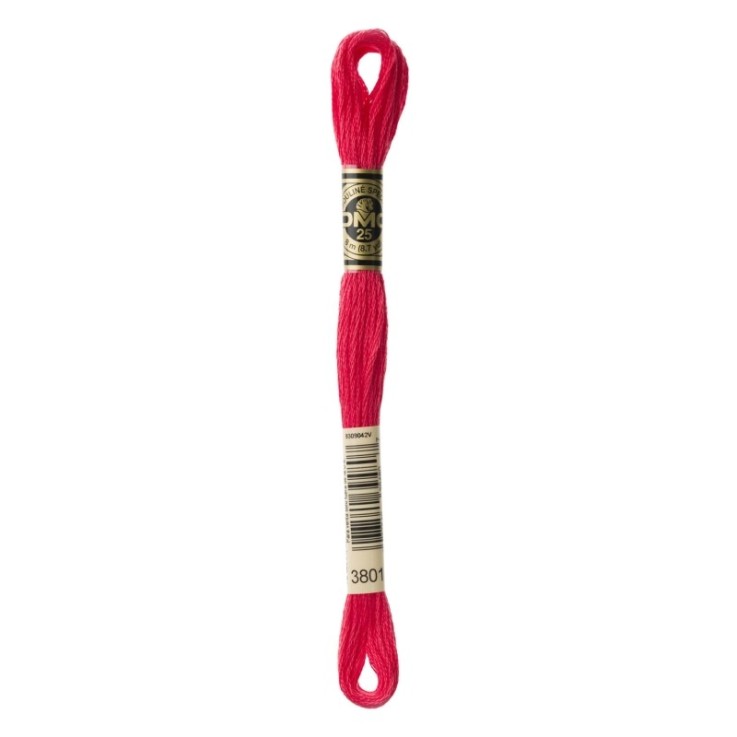 Fil Mouliné DMC Gold Concept 8M Col. 3801 Broderie et Point de Croix