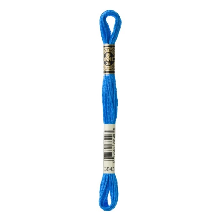 Fil Mouliné DMC Gold Concept 8M Col. 3843 Broderie et Point de Croix