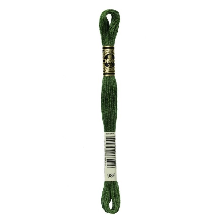 Fil Mouliné DMC Gold Concept 8M Col. 986 Broderie et Point de Croix