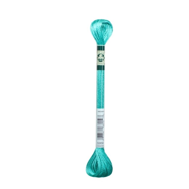 Fil Mouliné DMC Col. S959 Gamme Satin Broderie et Point de Croix