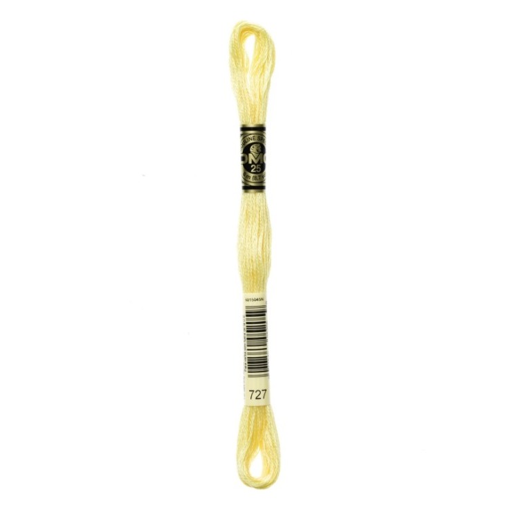 Fil Mouliné DMC Gold Concept 8M Col. 727 Broderie et Point de Croix