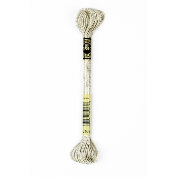Fil Mouliné DMC Métallisé 8M Col. E168 Broderie et Point de Croix