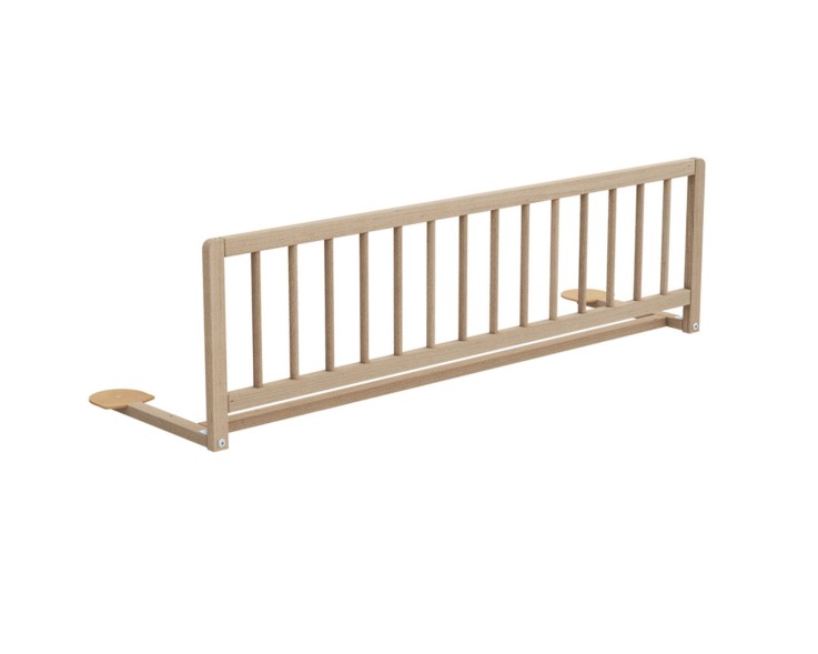 Barrière de lit enfant en bois beige SIDO