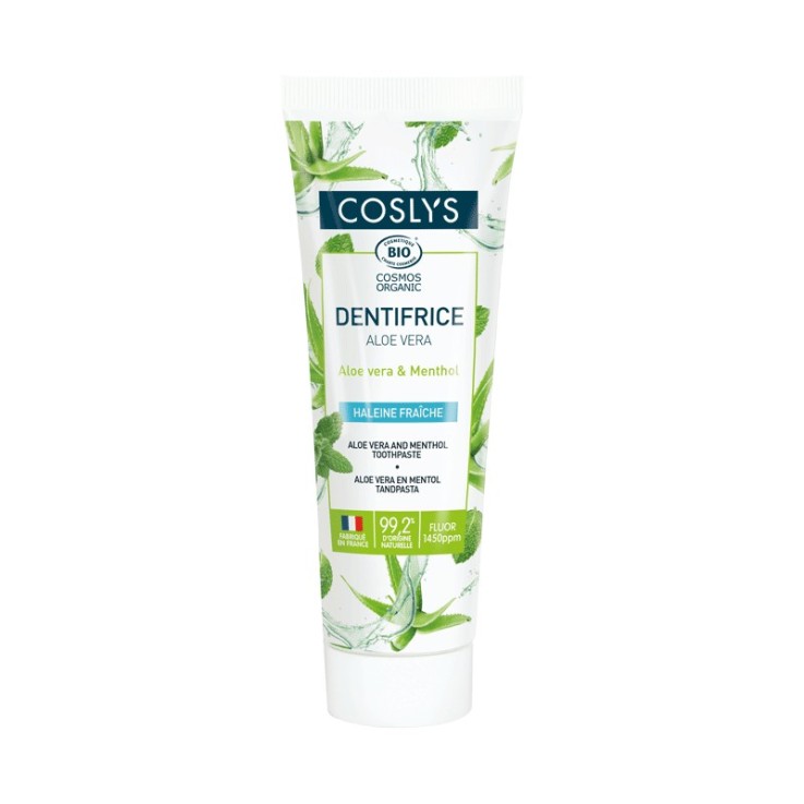 Dentifrice fluor aloe vera Bio (100g)
