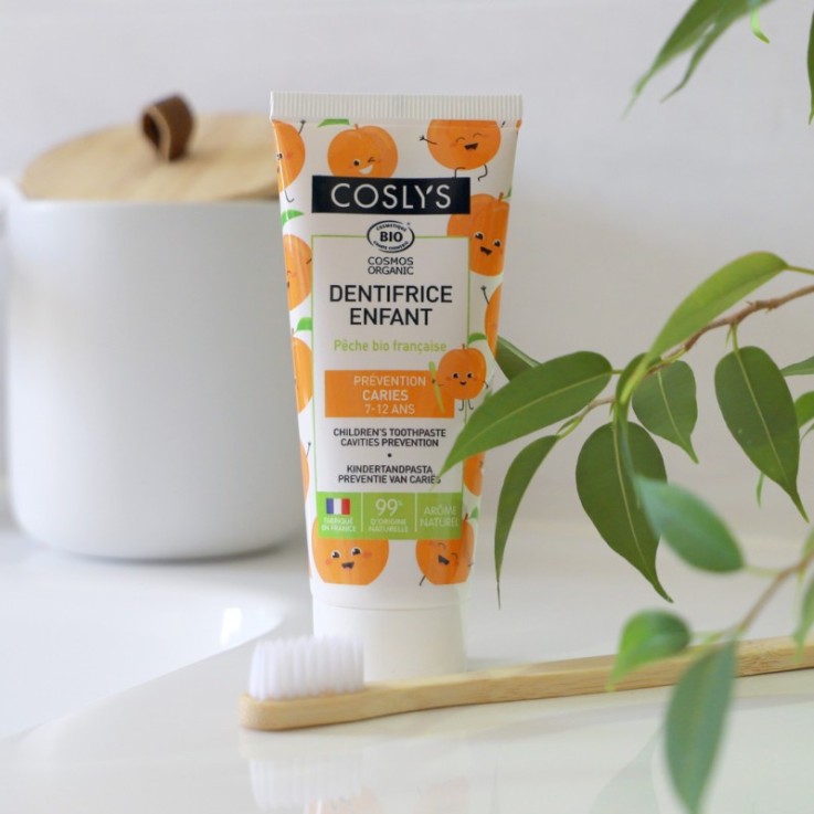 Dentifrice enfant pêche Bio (50ml)