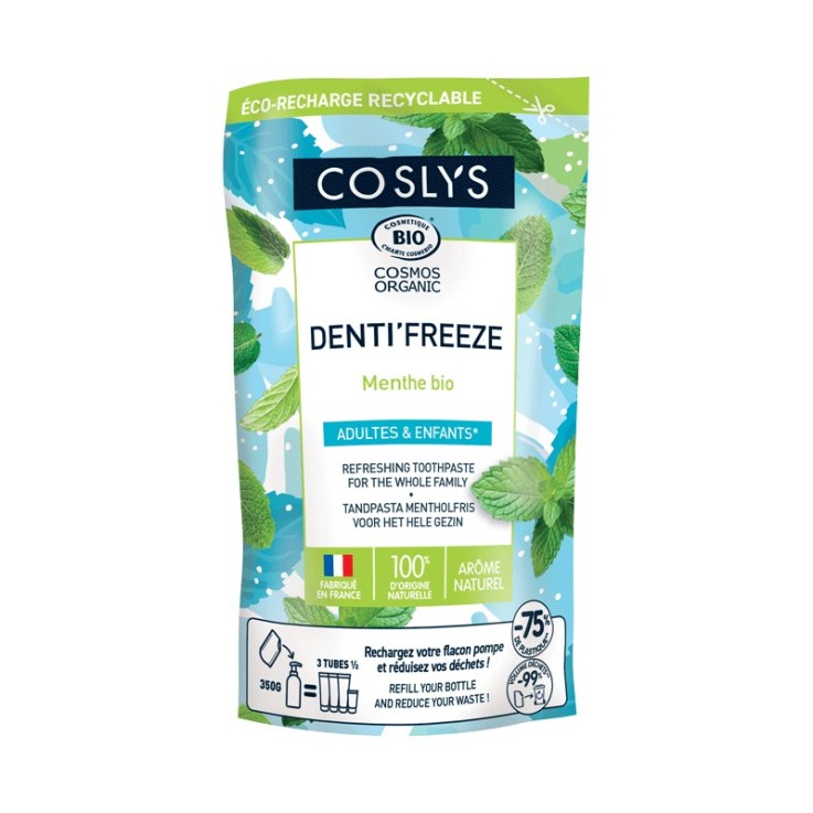 Eco-recharge denti'freeze famille Bio (350g)
