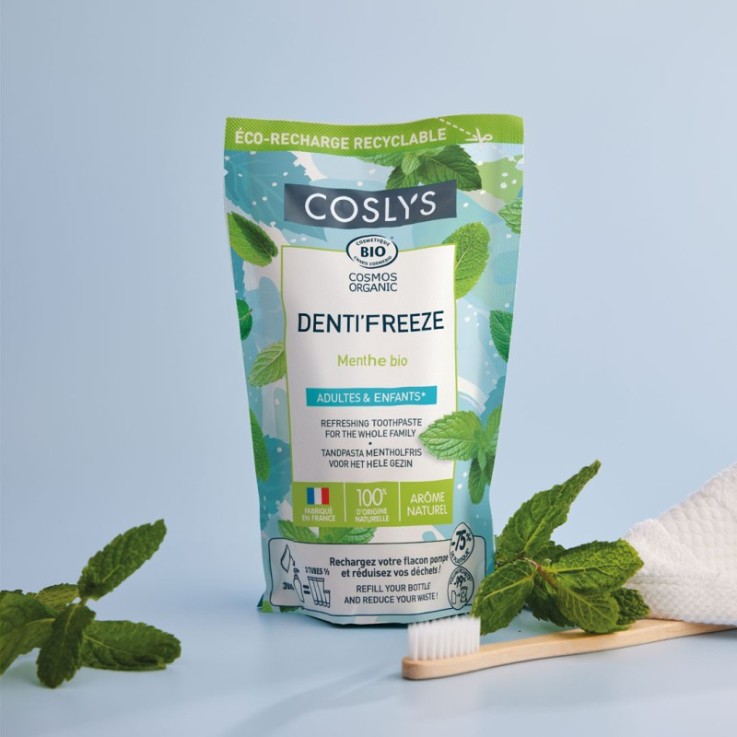 Eco-recharge denti'freeze famille Bio (350g)