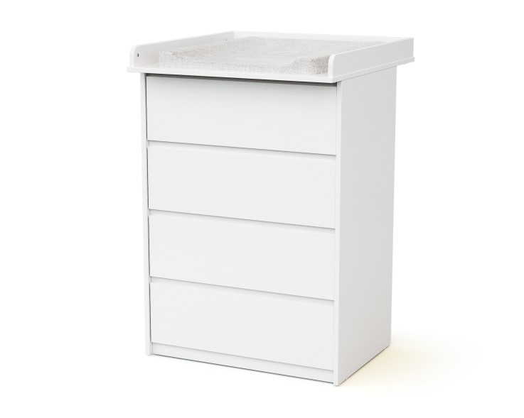 Commode 4 tiroirs avec plan a langer 70 cm