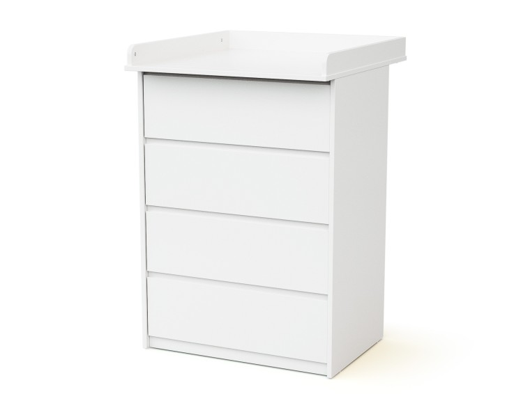 Commode 4 tiroirs avec plan a langer 70 cm