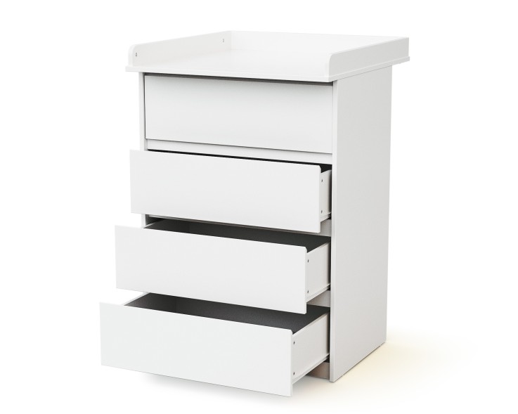 Commode 4 tiroirs avec plan a langer 70 cm