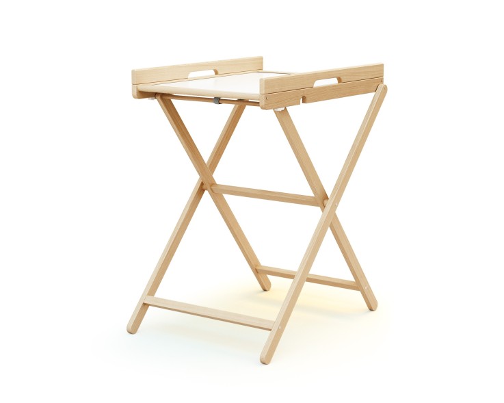 Table à langer pliante en bois beige PALA 78 x 58 cm