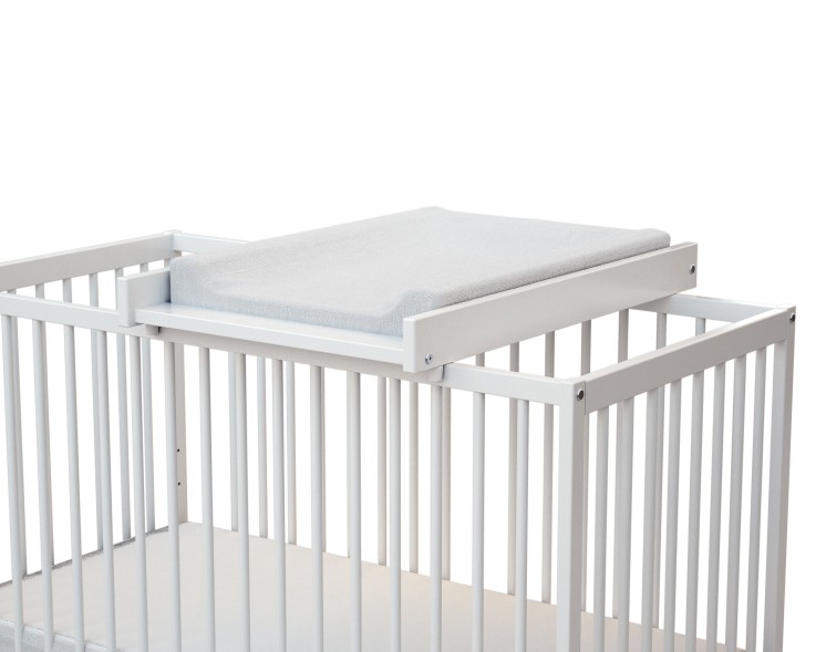 Plan à langer amovible MONA pour lit bébé en bois 60 x 120 cm