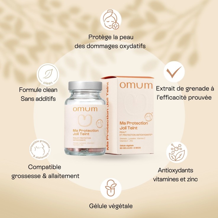 Complément alimentaire Protection Solaire Ma Protection Joli Teint (60 gélules) Vegan