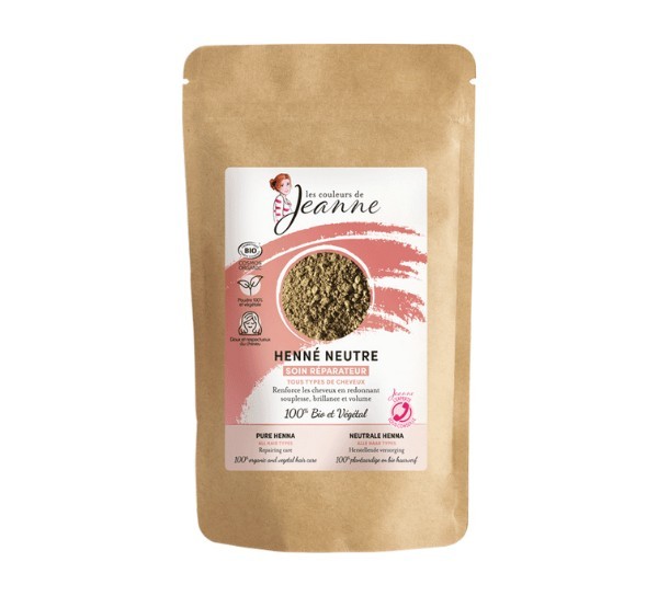 Soin réparateur Henné neutre certifié Bio (100g)