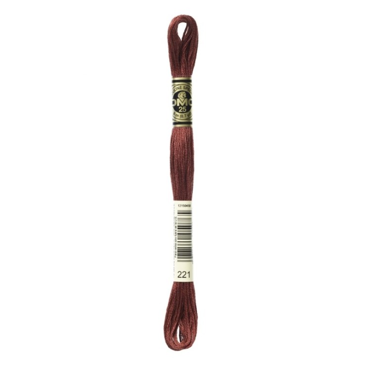 Fil Mouliné DMC Gold Concept 8M Col. 221 Broderie et Point de Croix