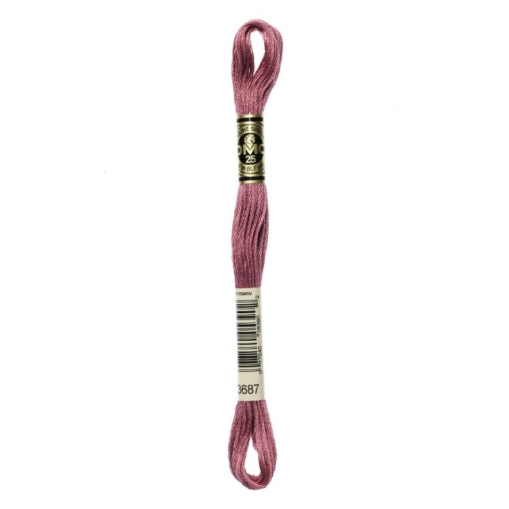 Fil Mouliné DMC Gold Concept 8M Col. 3687 Broderie et Point de Croix