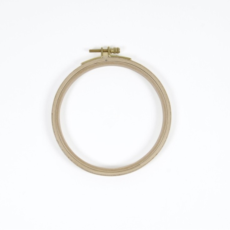Tambour en bois Cercle à broder 12,5 cm