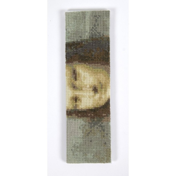 Kit Broderie Point de Croix Marque Page Mona Lisa
