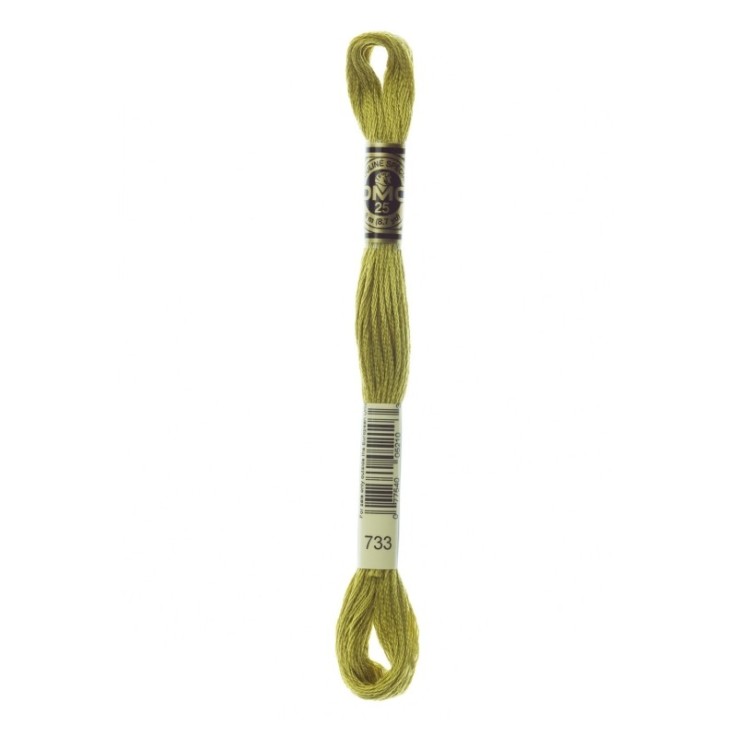 Fil Mouliné DMC Gold Concept 8M Col. 733 Broderie et Point de Croix