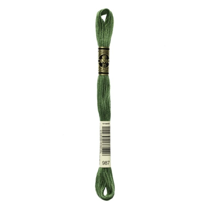 Fil Mouliné DMC Gold Concept 8M Col. 987 Broderie et Point de Croix