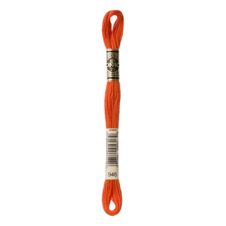 Fil Mouliné DMC Gold Concept 8M Col. 946 Broderie et Point de Croix