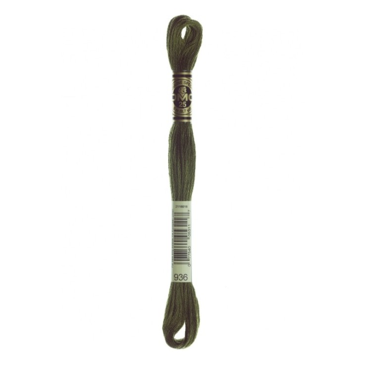 Fil Mouliné DMC Gold Concept 8M Col. 936 Broderie et Point de Croix