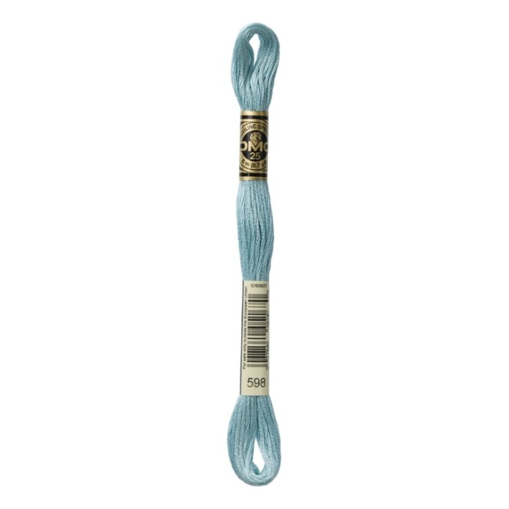 Fil Mouliné DMC Gold Concept 8M Col. 598 Broderie et Point de Croix