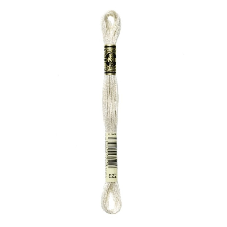 Fil DMC Coton Perlé Médium N5 Col. 822