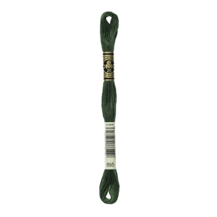 Fil Mouliné DMC Gold Concept 8M Col. 895 Broderie et Point de Croix
