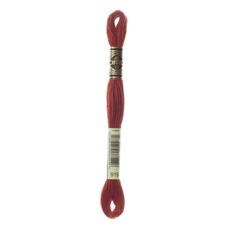 Fil Mouliné DMC Gold Concept 8M Col. 919 Broderie et Point de Croix