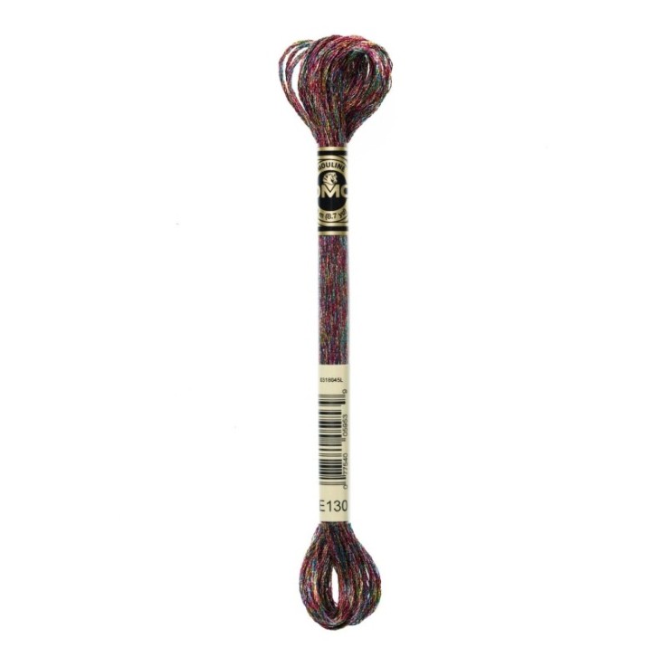 Fil Mouliné DMC Métallisé 8M Col. E130 Broderie et Point de Croix