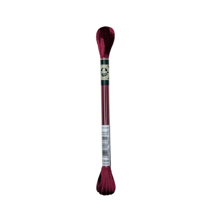 Fil Mouliné DMC Col. S3685 Gamme Satin Broderie et Point de Croix
